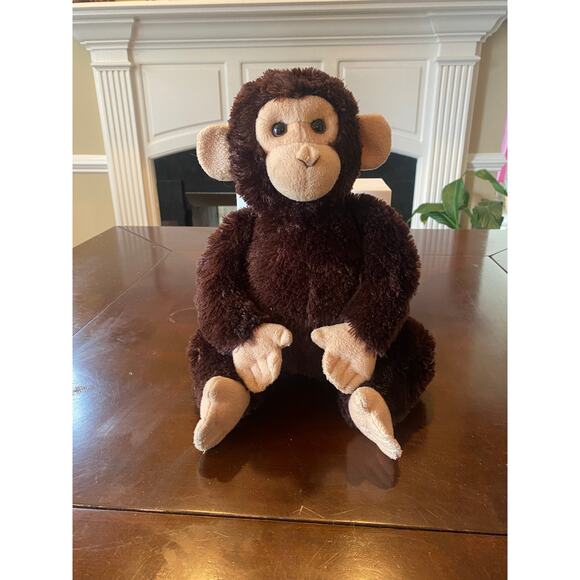 Destination Nation Monkey Plush Sitting Champ Stuffed Animal Aurora World - Picture 1 of 5